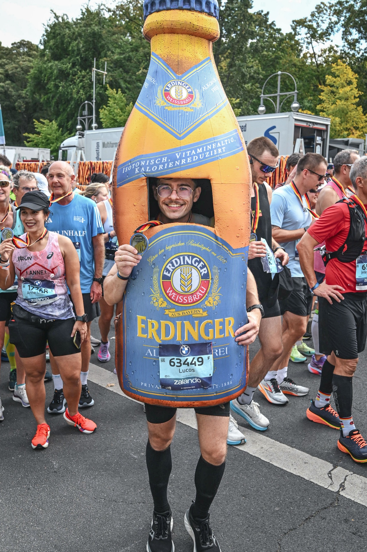 Lucas beim Ausdauersport